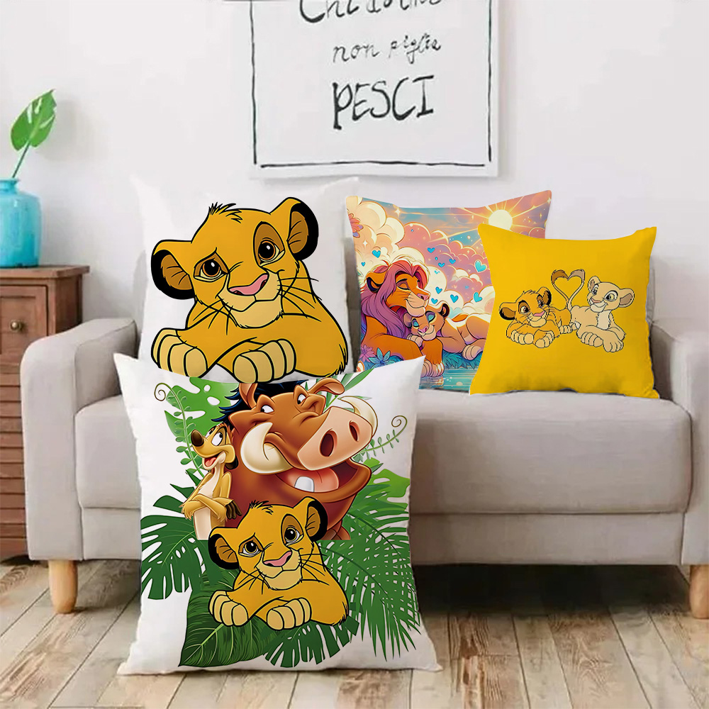 Home Decor Disney - Disney Cartoon The Lion King Pillow