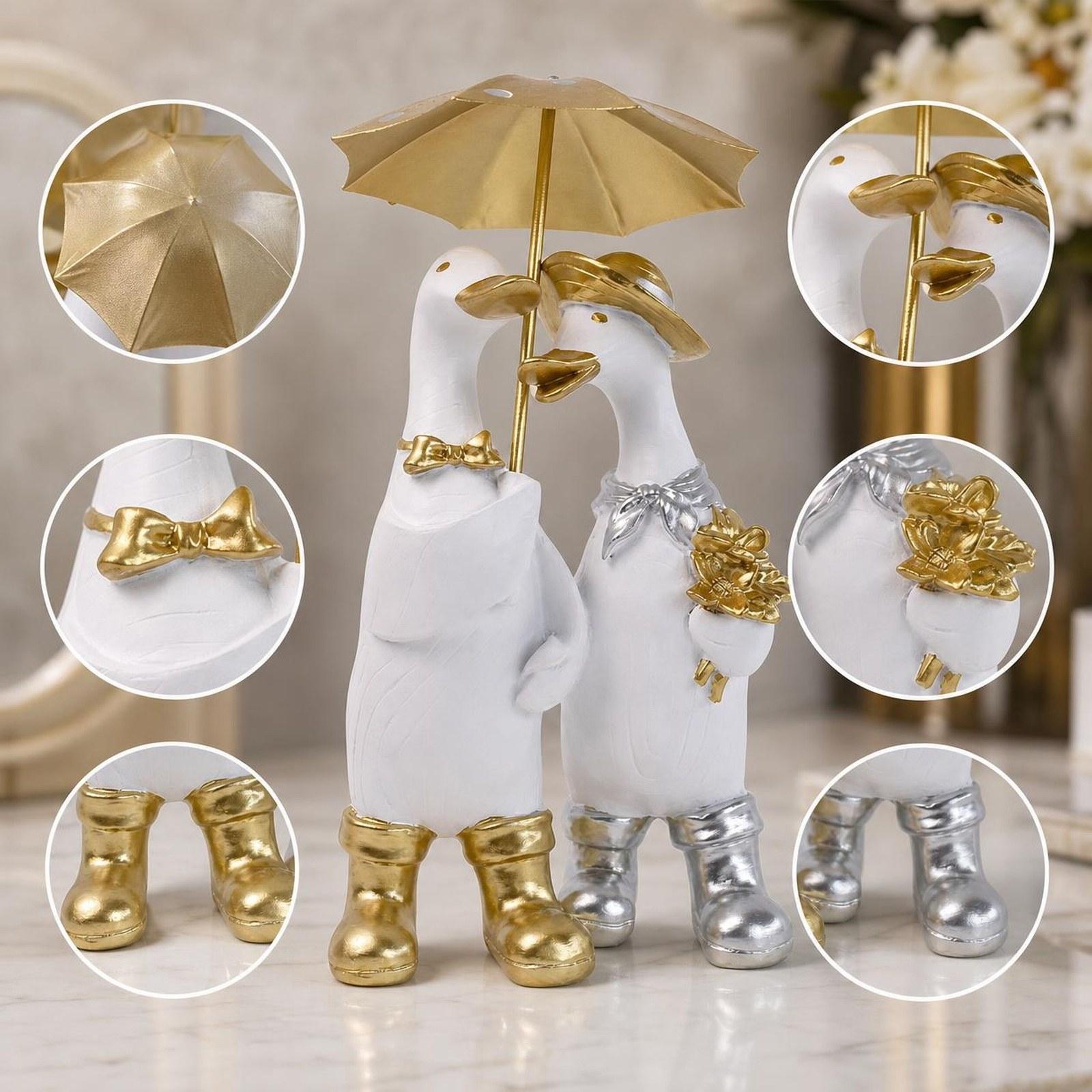 Home Decor Duck - Lifelike Duck Statue Resin Animal Ornament