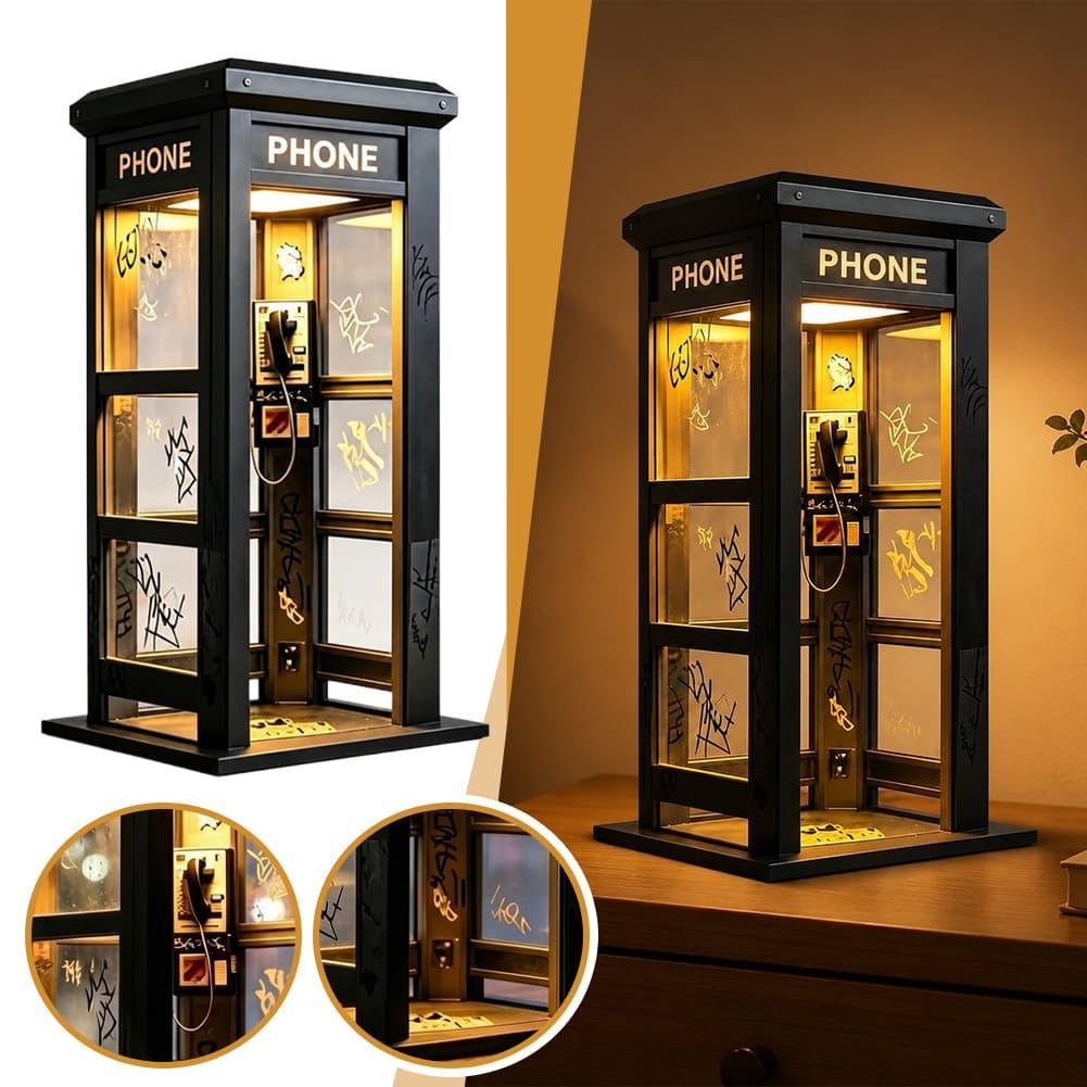 Home Decor Light - Vintage London Telephone Booth Table Lamp