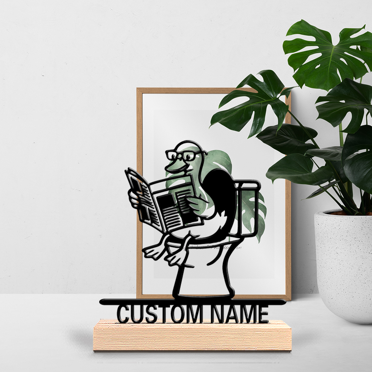 Home Decor Duck - 1pc Beauty Personalized Custom Duck Metal