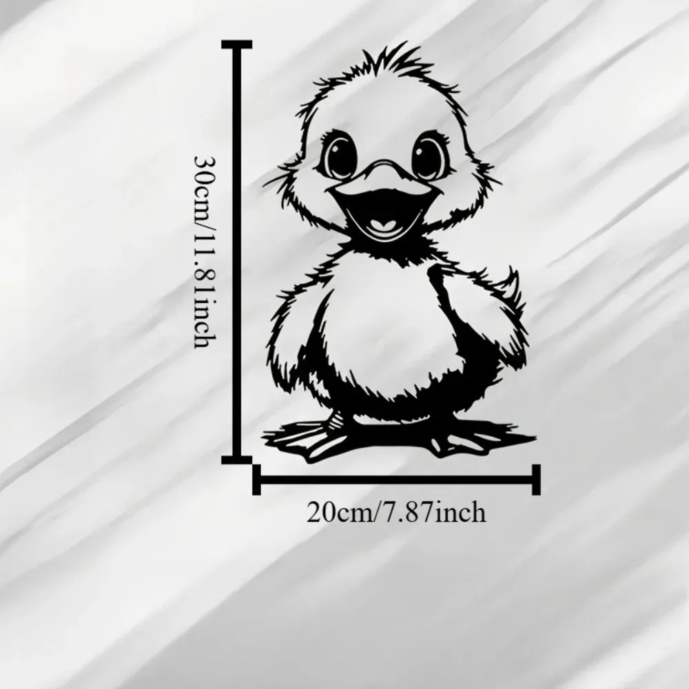 Cute Duck 2D Flat Printed Meta - Home Decor Duck 评论和价格