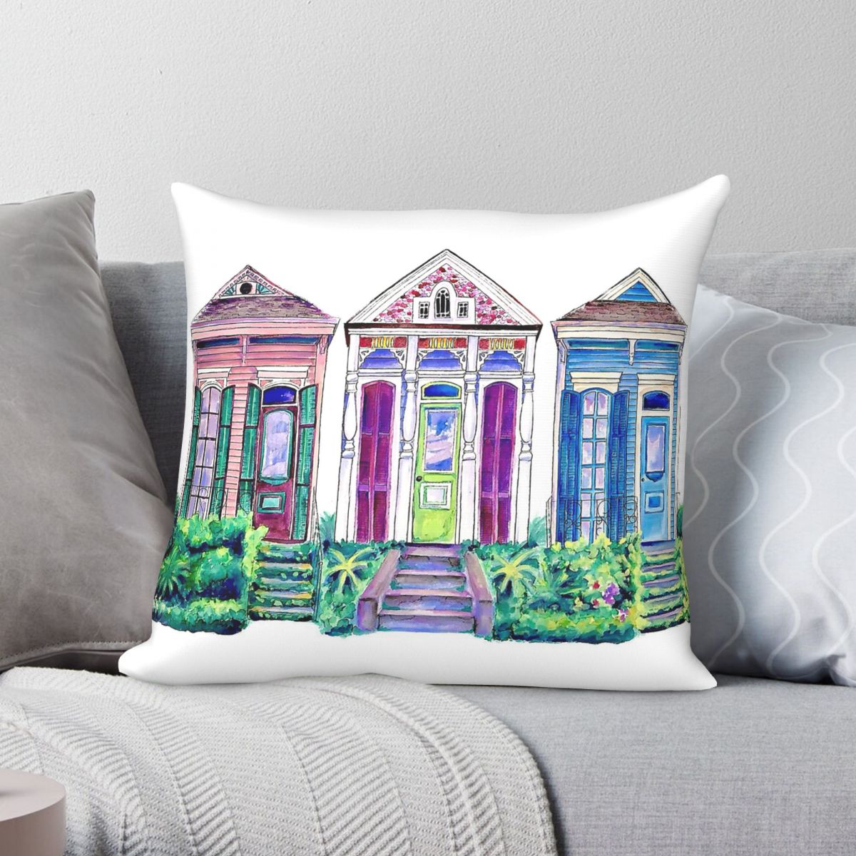 New Orleans Shotgun Houses Squ - Home Decor New Orleans 评论和价格