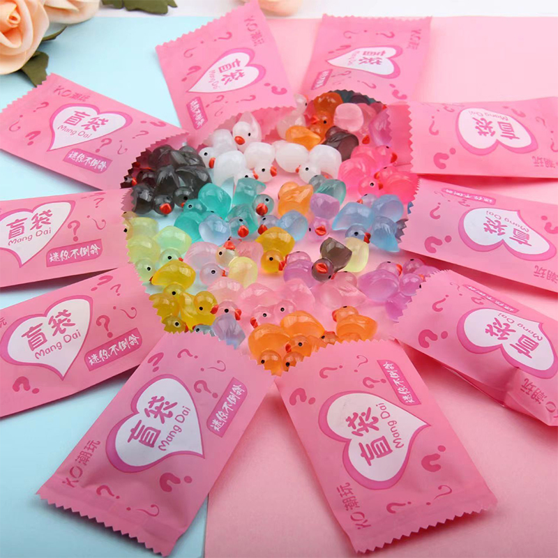 5pcs Cute Mini Luminous Resin  - Home Decor Duck 评论和价格
