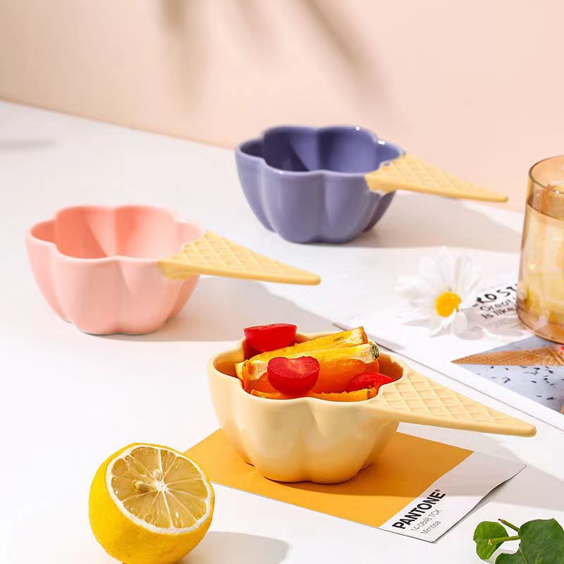 Ice Cream Shaped Ceramic Bowl  - Ceramic Trinket Dish 评论和价格