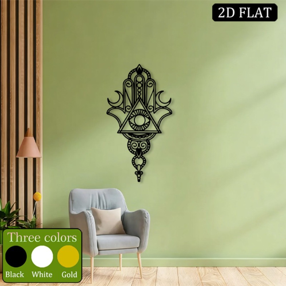CIFBUY Iron Wall Art Hamsa Evi - Home Decor Wall Art 评论和价格