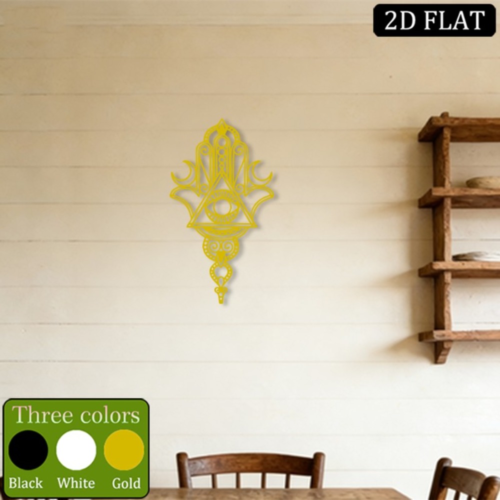 CIFBUY Iron Wall Art Hamsa Evi - Home Decor Wall Art 评论和价格