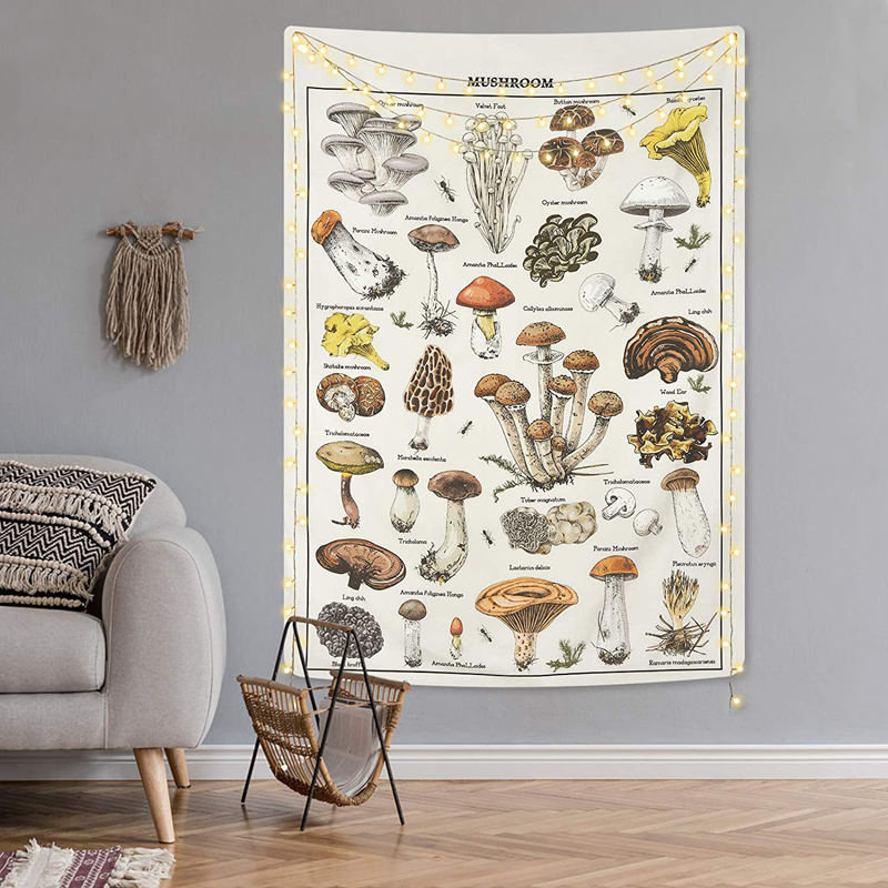 Psychedelic Mushroom Tapestry  - Home Decor Hippie 评论和价格