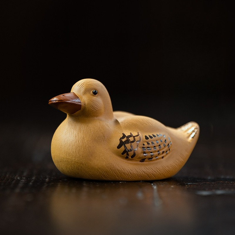 Handmade Yixing Zisha Cute Duc - Home Decor Duck 评论和价格