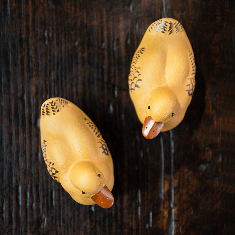 Handmade Yixing Zisha Cute Duc - Home Decor Duck 评论和价格
