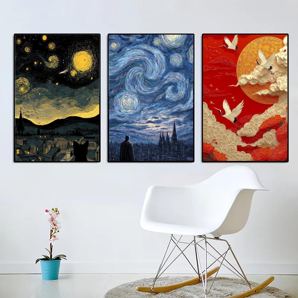 Japandi style Oil Painting Lan - Home Decor Japandi Style 评论和价格