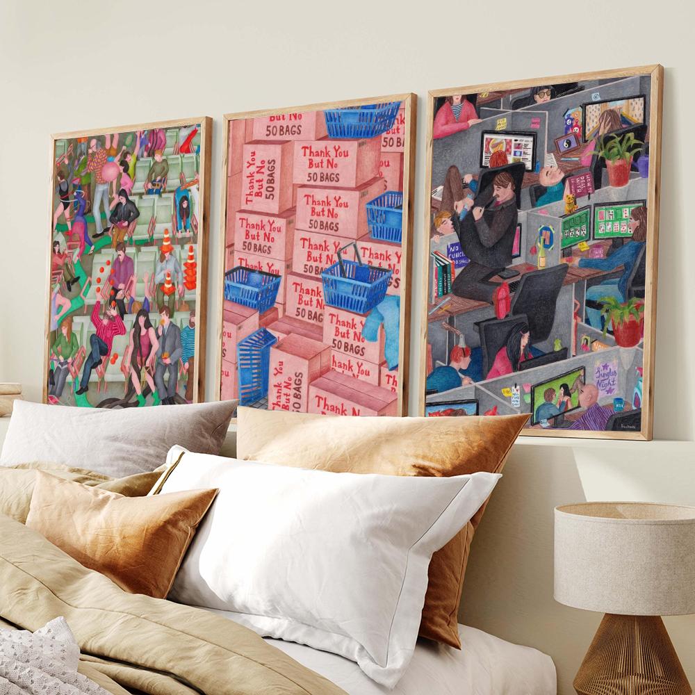 Japandi style Daukante Abstrac - Home Decor Japandi Style 评论和价格