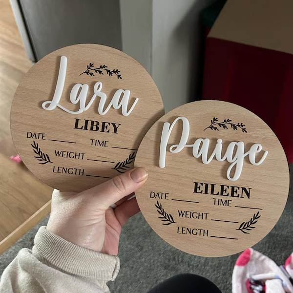 1Pc Custom Baby Announcement S - Home Decor Pinterest 评论和价格