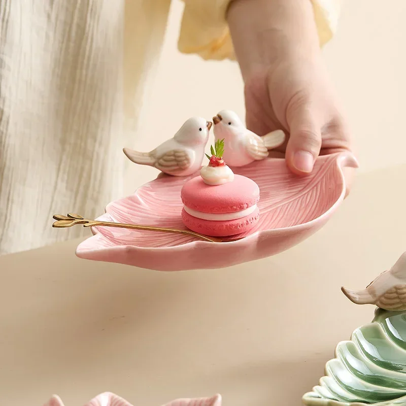 Cute Bird Tray Ceramic Jewelry - Ceramic Trinket Dish 评论和价格