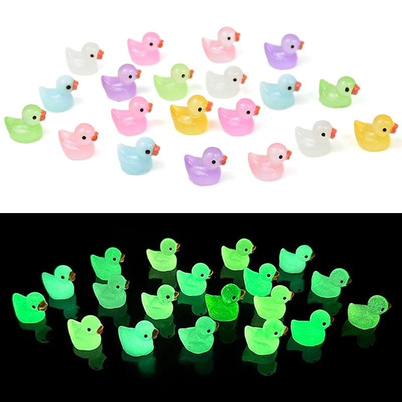 10/20pcs Luminous Mini Colorfu - Home Decor Duck 评论和价格