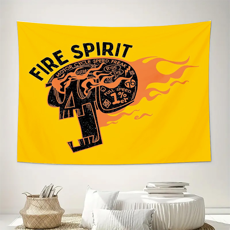 Vintage Motorcycle Wall Tapest - Home Decor Hippie 评论和价格
