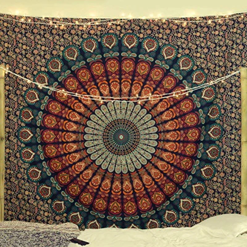 Hippie Mandala Tapestrys India - Home Decor Hippie 评论和价格