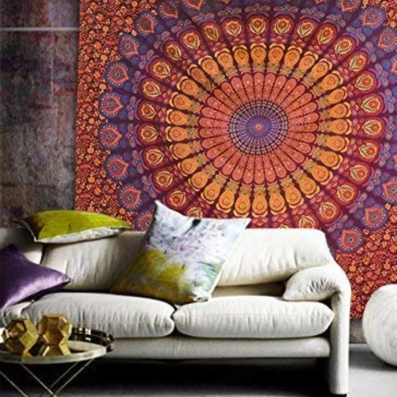 Hippie Mandala Tapestrys India - Home Decor Hippie 评论和价格