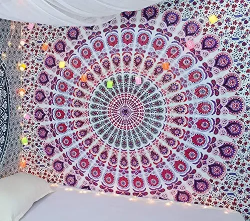 Hippie Mandala Tapestrys India - Home Decor Hippie 评论和价格