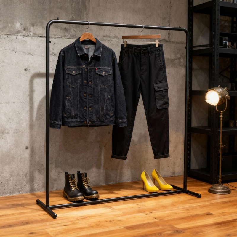Luxury Gold Clothes Rack Iron  - Home Decor Retail Stores 评论和价格