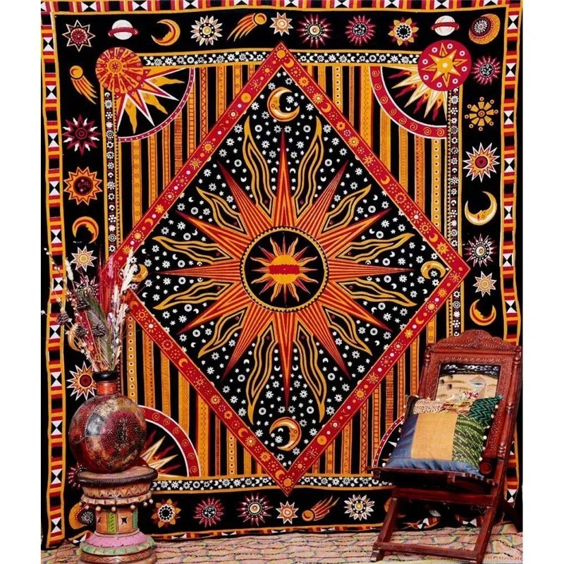 Indian Tarot Divination Mandal - Home Decor Hippie 评论和价格