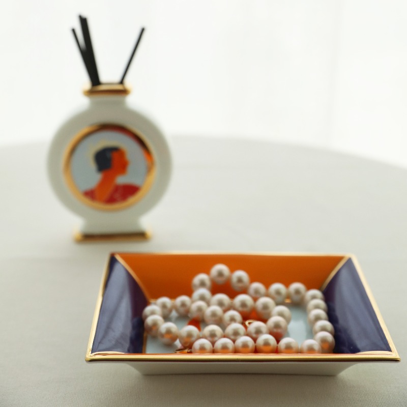 Art Deco style ceramic jewelry - Ceramic Trinket Dish 评论和价格