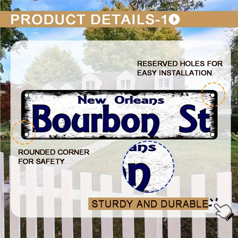 Custom Bourbon St New Orleans  - Home Decor New Orleans 评论和价格