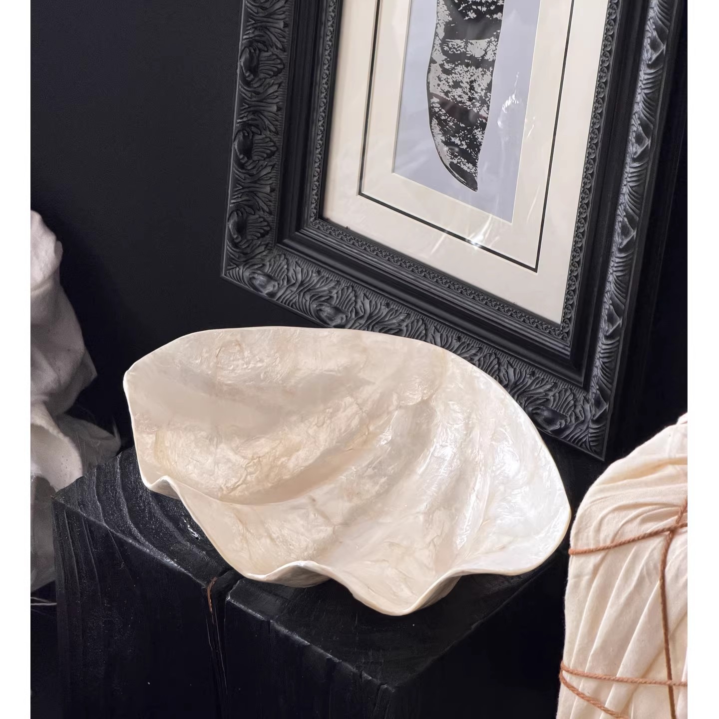 Shell Tray Simulated Shell Bow - Ceramic Trinket Dish 评论和价格