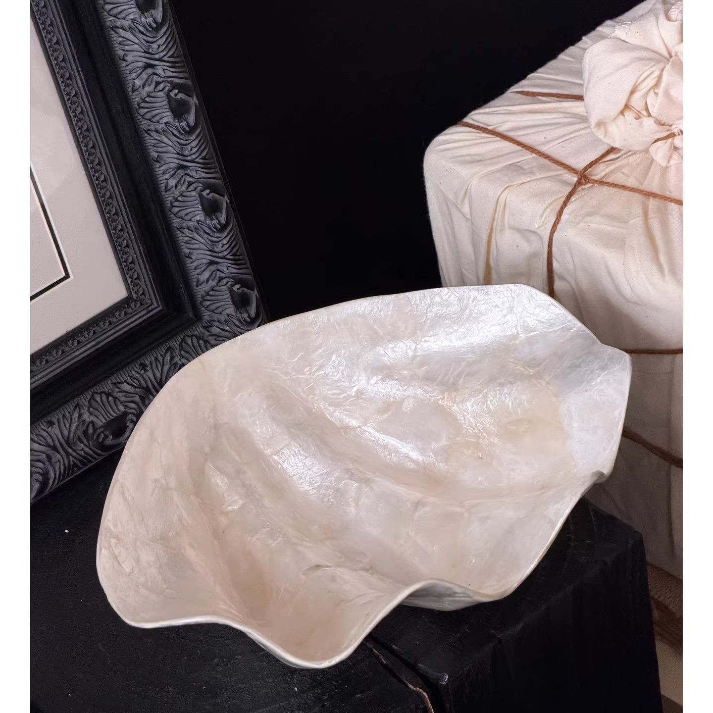 Shell Tray Simulated Shell Bow - Ceramic Trinket Dish 评论和价格
