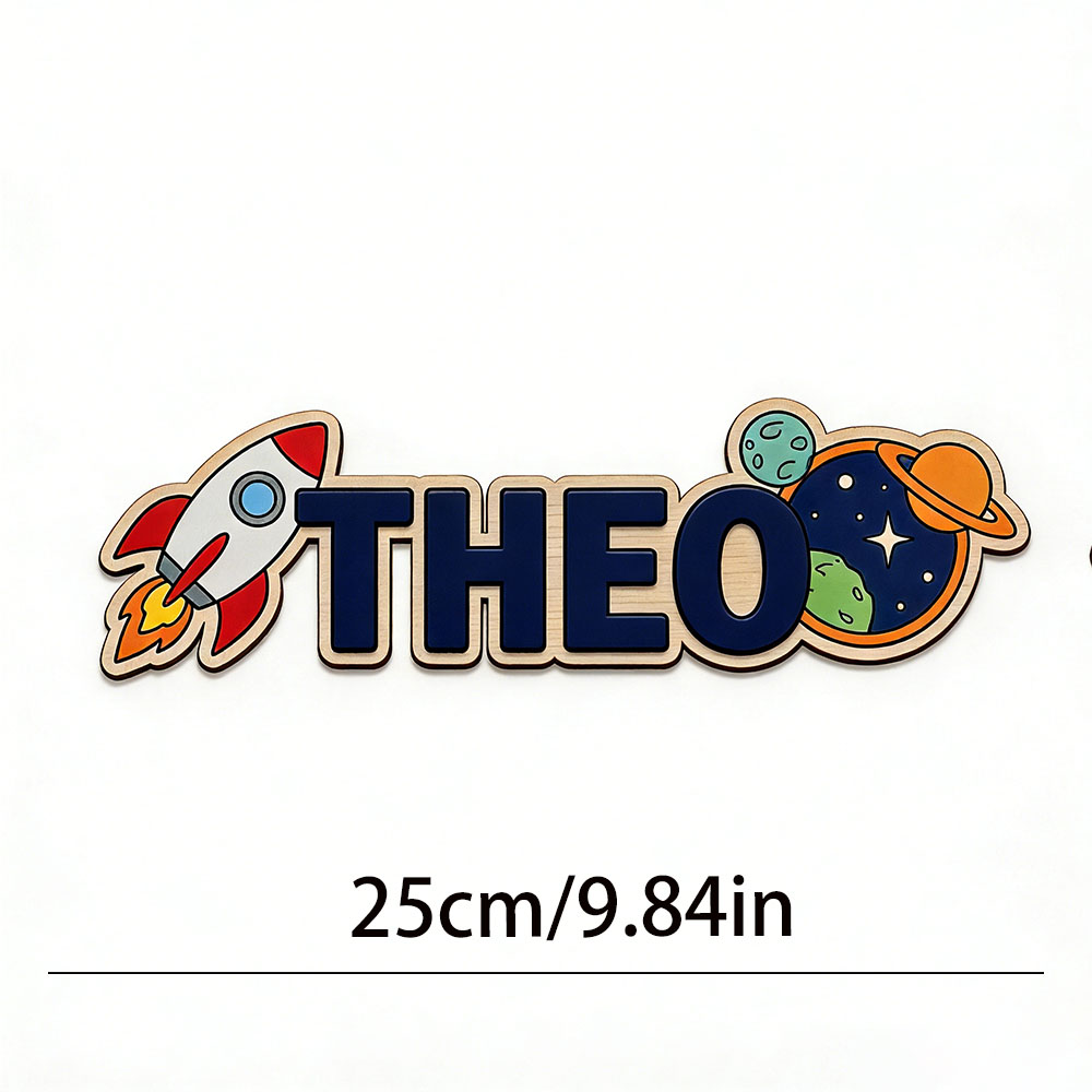 Personalized Space Rocket Name - Home Decor Pinterest 评论和价格