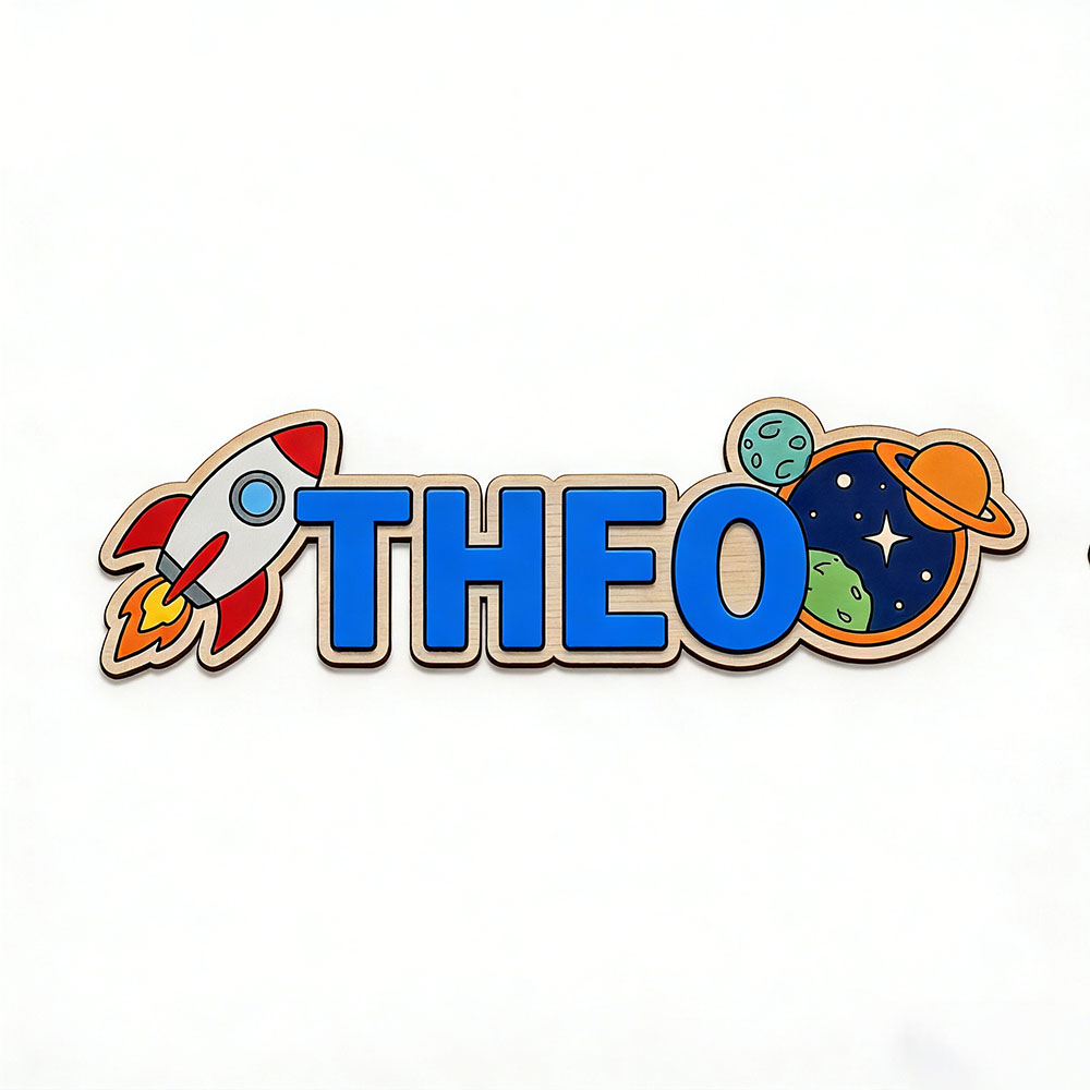 Personalized Space Rocket Name - Home Decor Pinterest 评论和价格