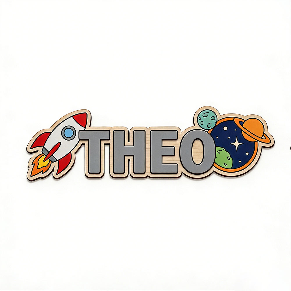 Personalized Space Rocket Name - Home Decor Pinterest 评论和价格