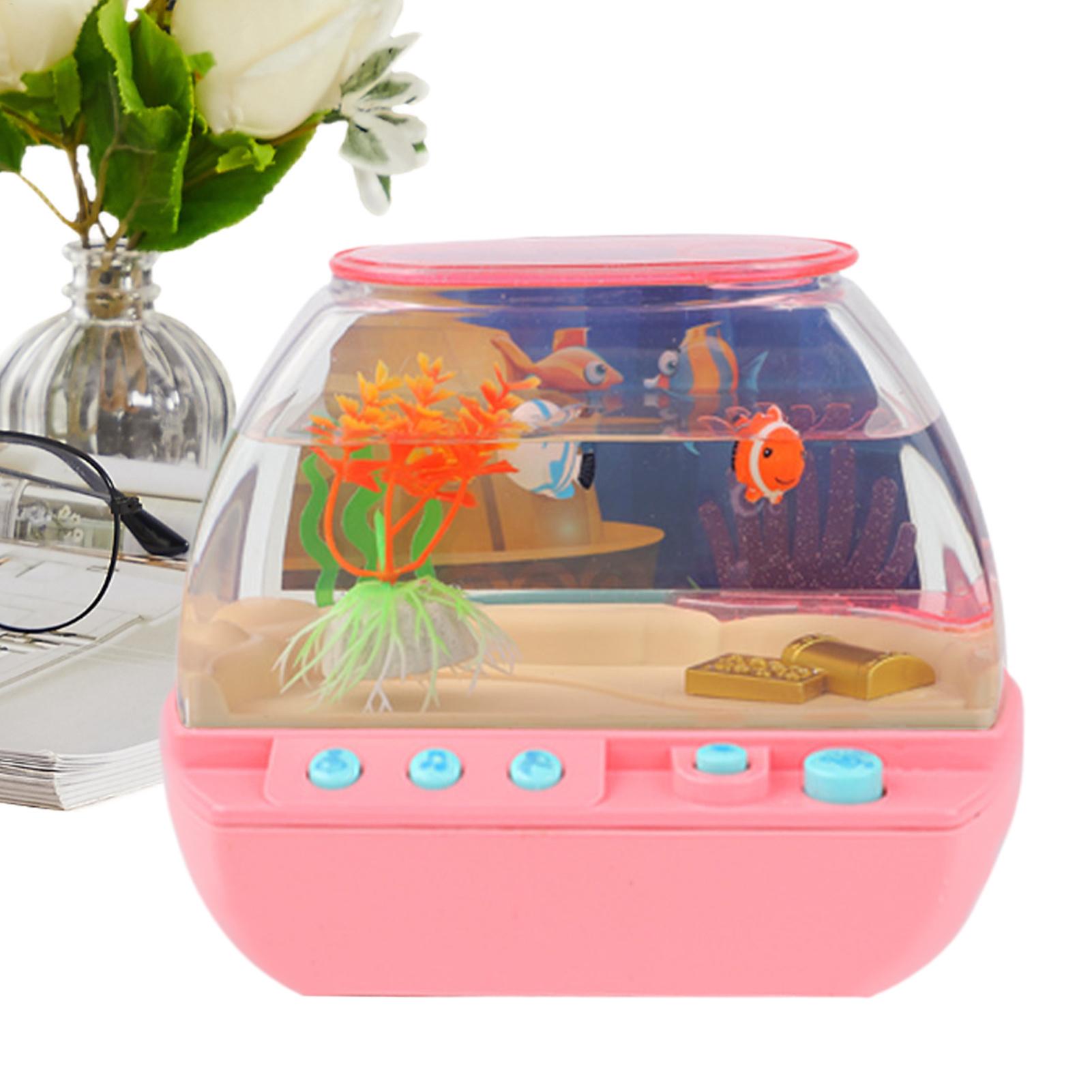 Toy Fish Tank Home Decoration  - Home Decor Light 评论和价格