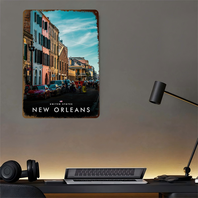 New Orleans Street Scene Print - Home Decor New Orleans 评论和价格