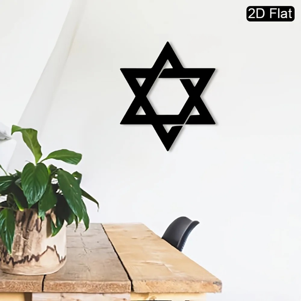 CIFBUY Iron Wall Art Star of D - Home Decor Wall Art 评论和价格