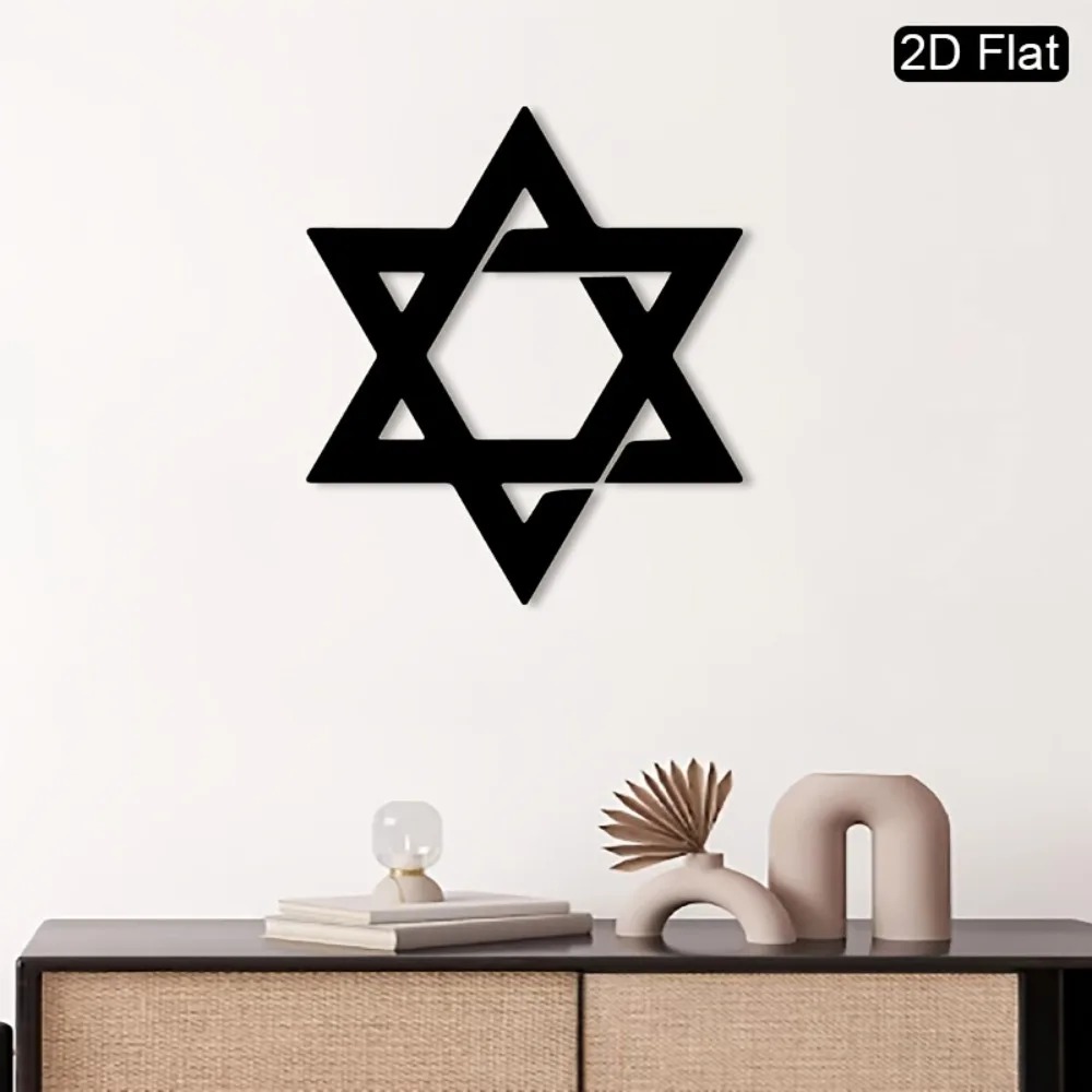 CIFBUY Iron Wall Art Star of D - Home Decor Wall Art 评论和价格