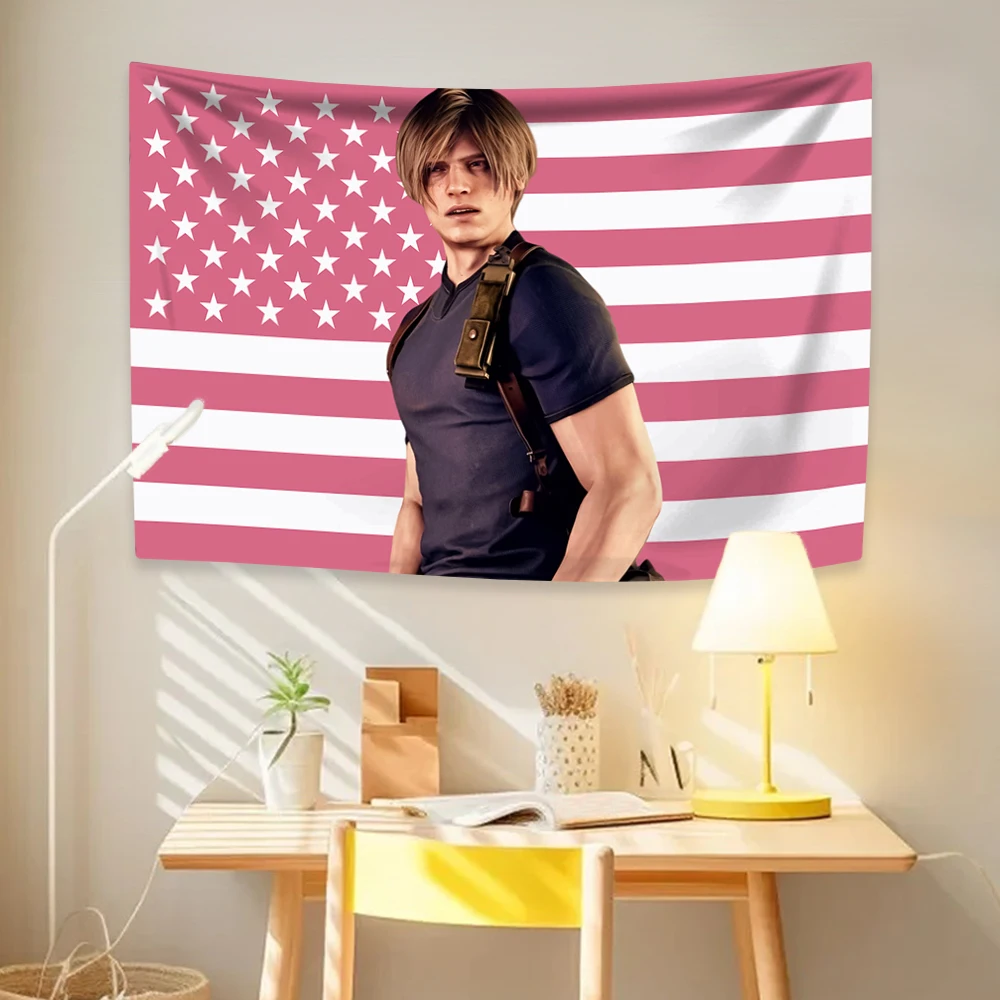 Leon Kennedys American Flag Ta - Home Decor Hippie 评论和价格