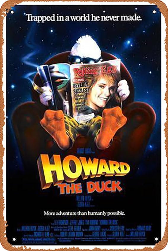 Metal Tin Sign  - HOWARD THE D - Home Decor Duck 评论和价格