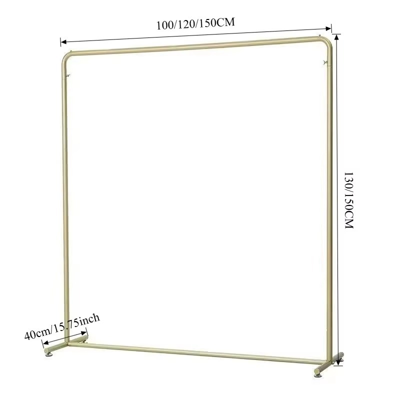 Luxury Gold Clothes Rack Iron  - Home Decor Retail Stores 评论和价格