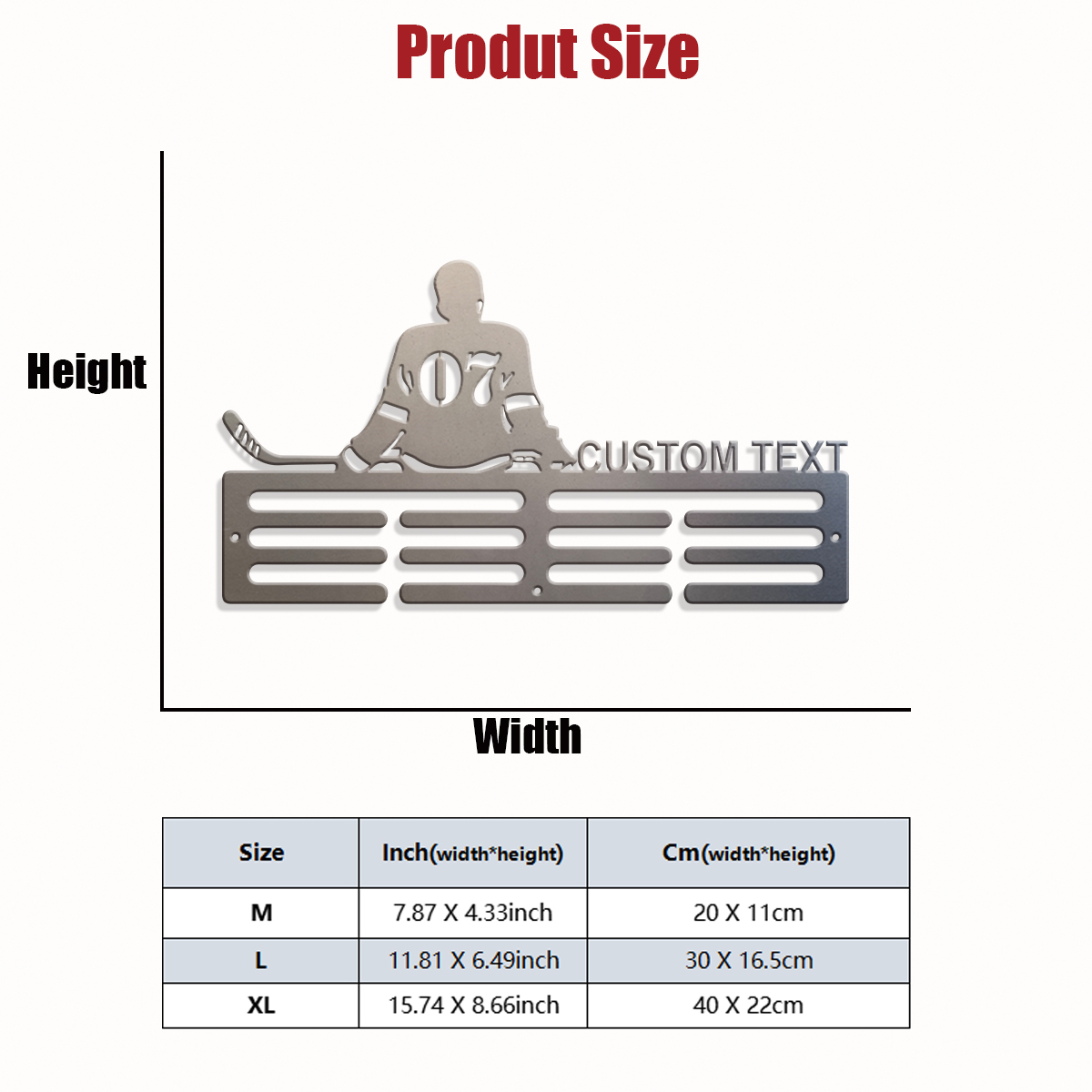 1pc Custom Ice Hockey Metal Me - Home Decor Pinterest 评论和价格
