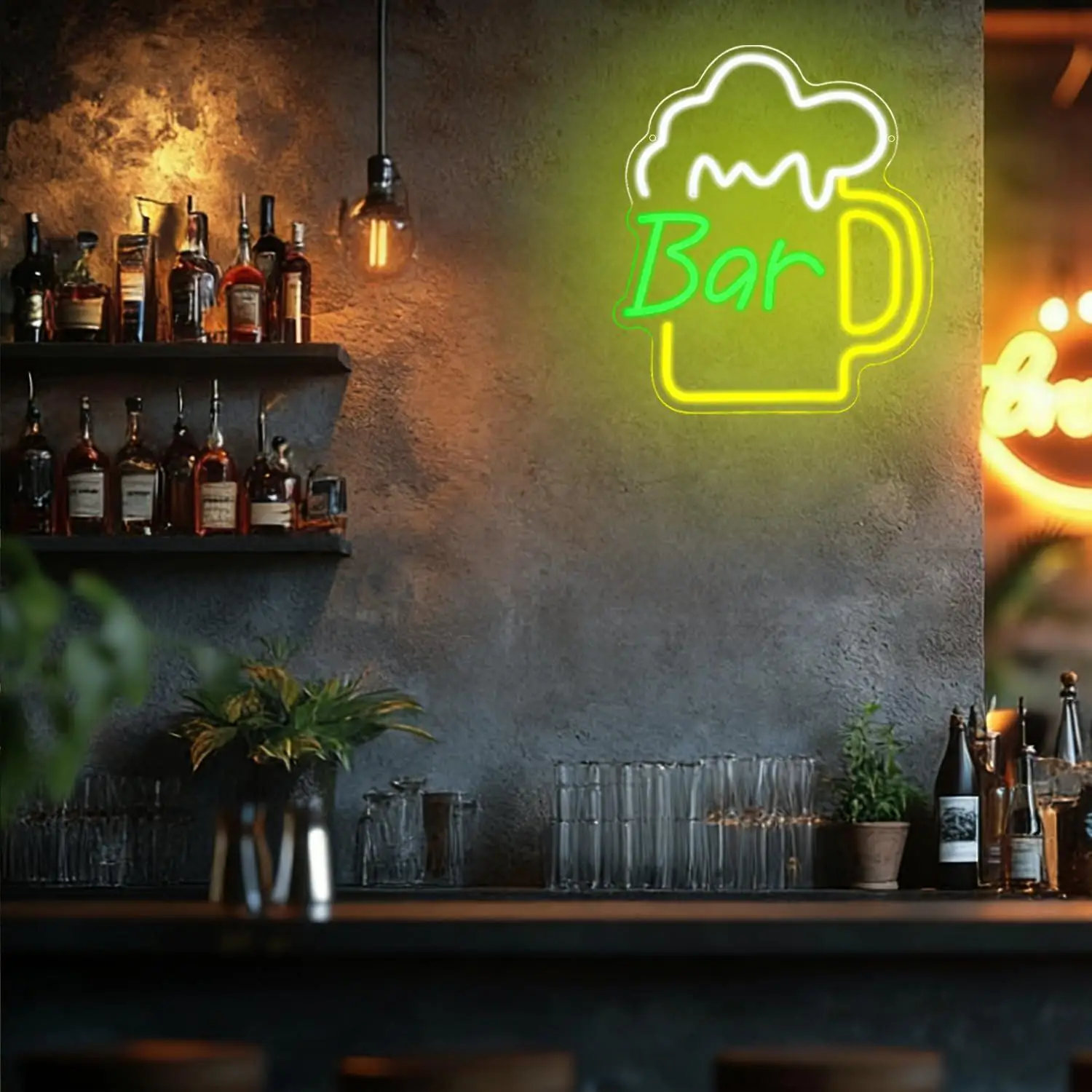 Beer Bar Neon Sign USB Dimmabl - Home Decor Light 评论和价格