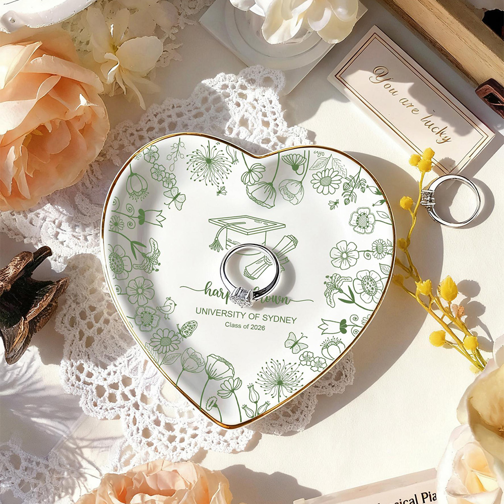Personalised Bestie Photo Trin - Ceramic Trinket Dish 评论和价格