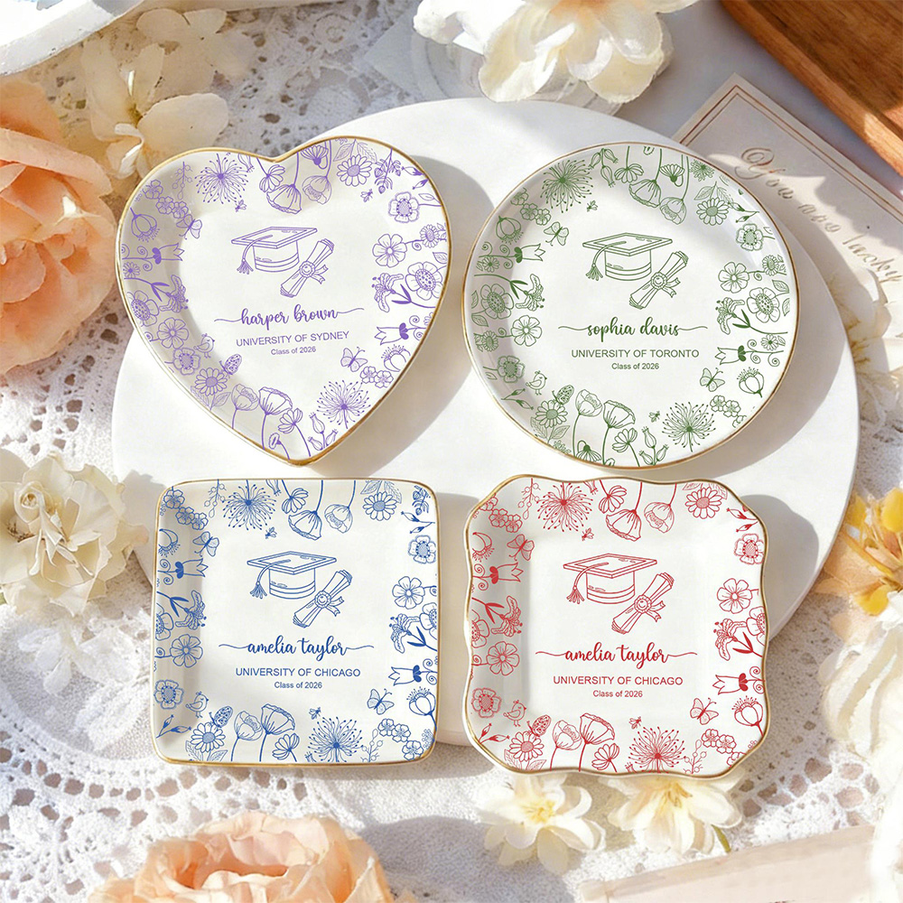 Personalised Bestie Photo Trin - Ceramic Trinket Dish 评论和价格