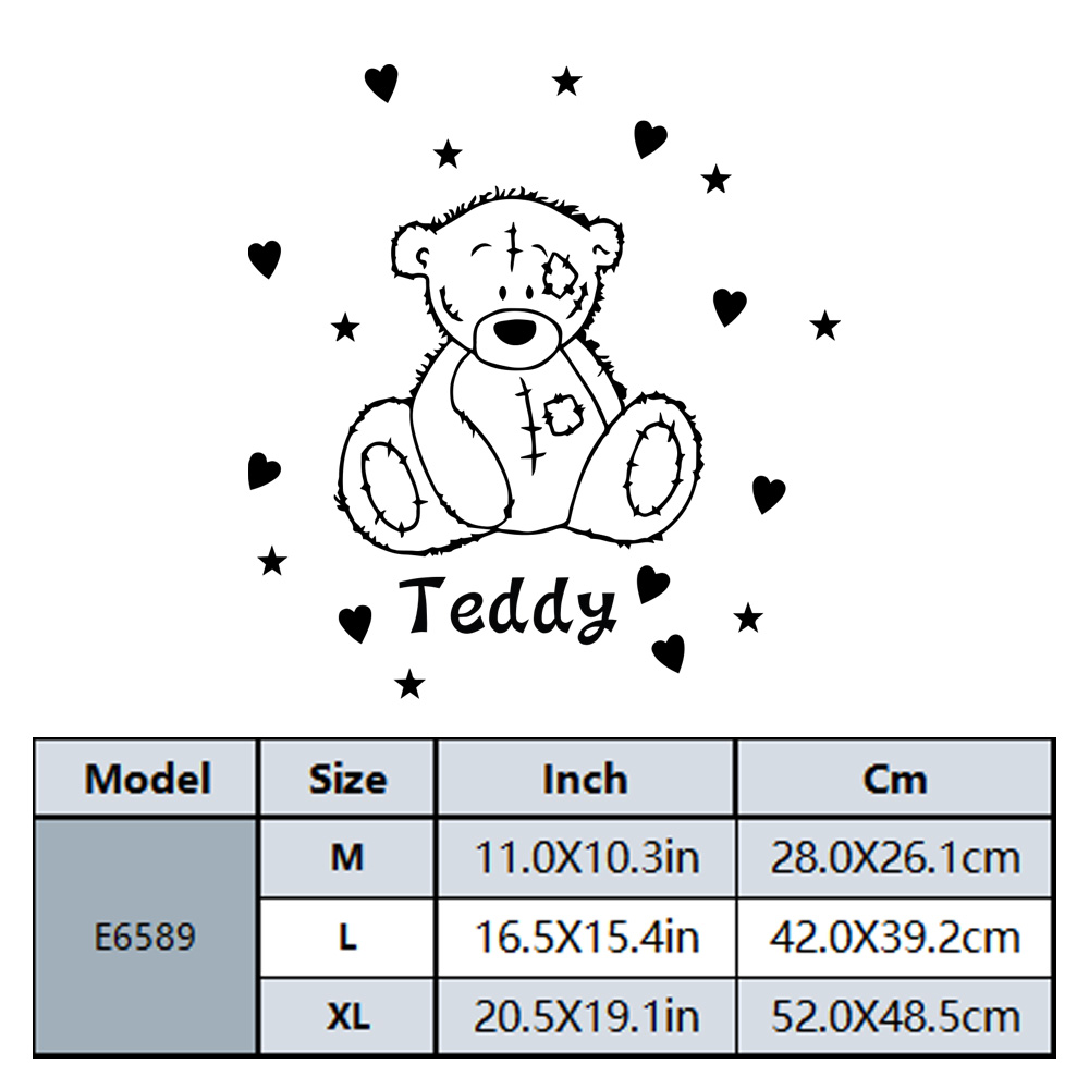 1PC Romantic Teddy bear Custom - Home Decor Wall Tiles 评论和价格