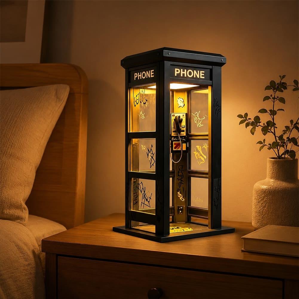 Vintage London Telephone Booth - Home Decor Light 评论和价格