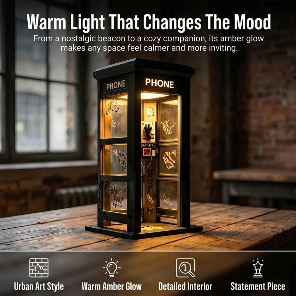 Vintage London Telephone Booth - Home Decor Light 评论和价格