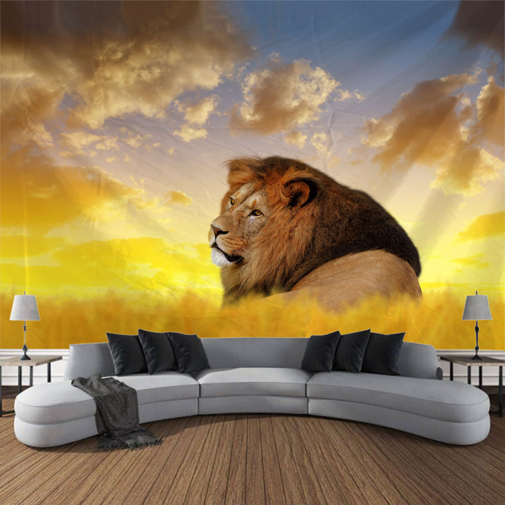 Forest tiger tapestry, animal  - Home Decor Hippie 评论和价格
