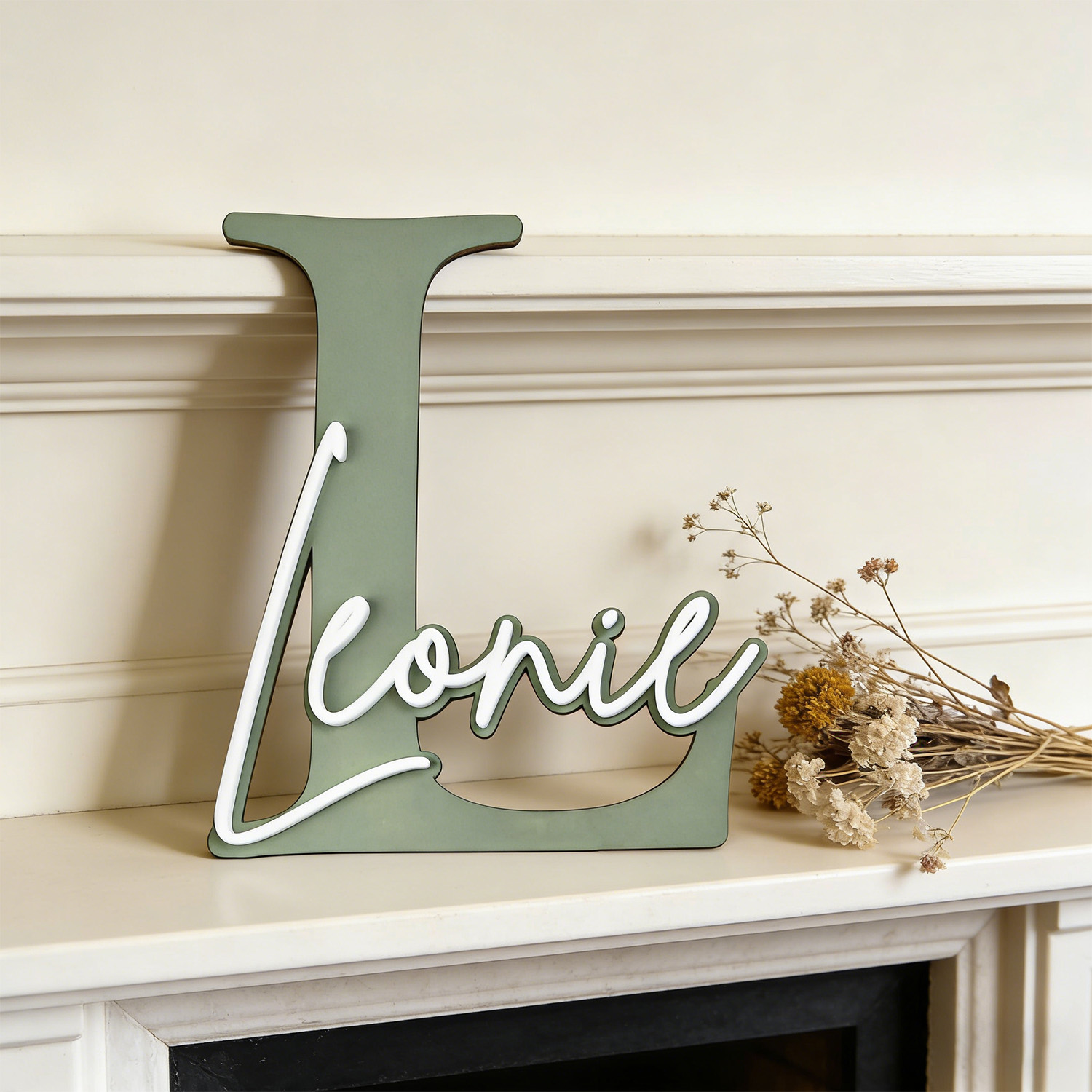1pc Double-layer Wooden Name D - Home Decor Pinterest 评论和价格
