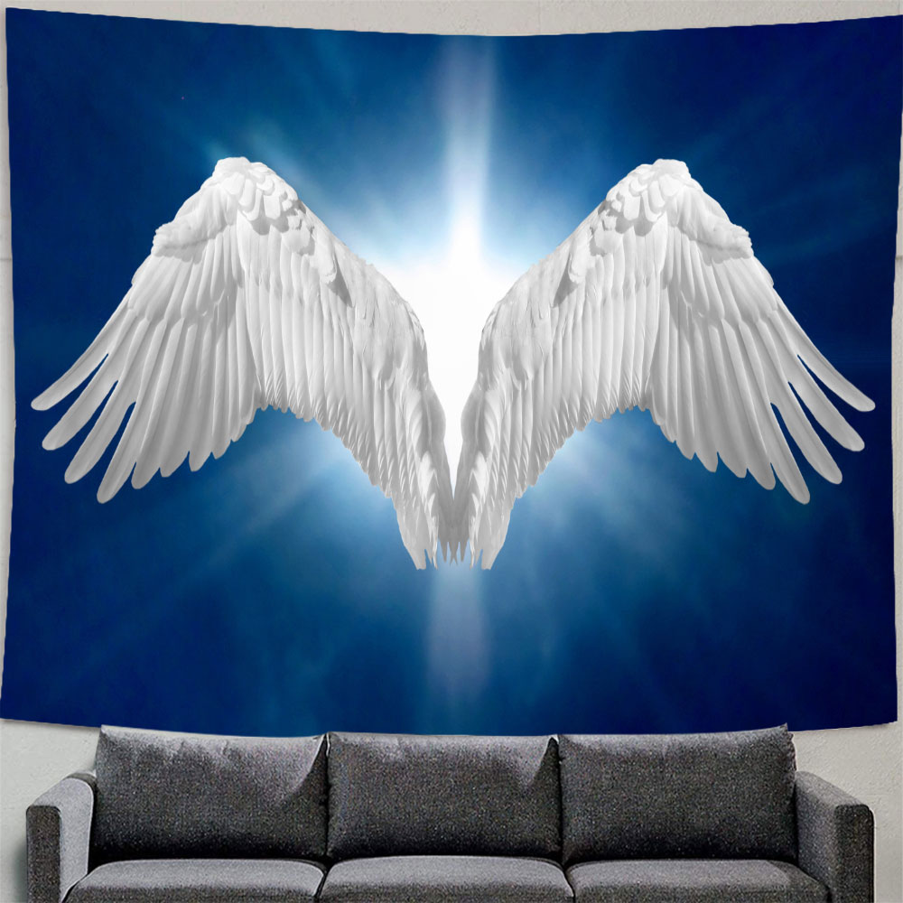 Large Angel Wings Tapestry Hip - Home Decor Hippie 评论和价格