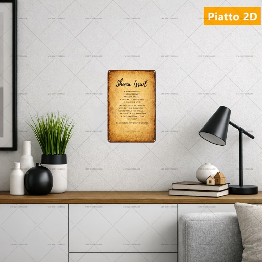 CIFBUY  Hebrew Scripture Alumi - Home Decor Wall Art 评论和价格
