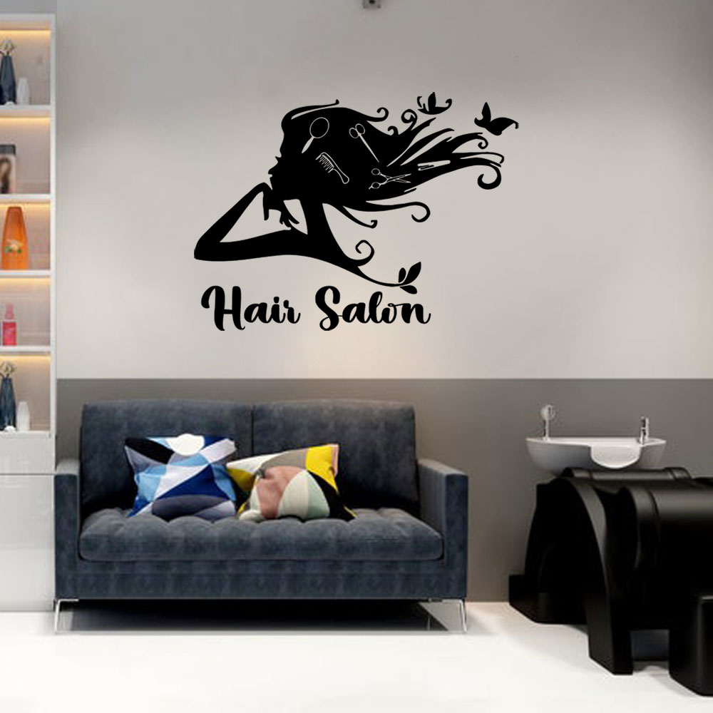 1PC Colorful Hairdressing Cust - Home Decor Wall Tiles 评论和价格